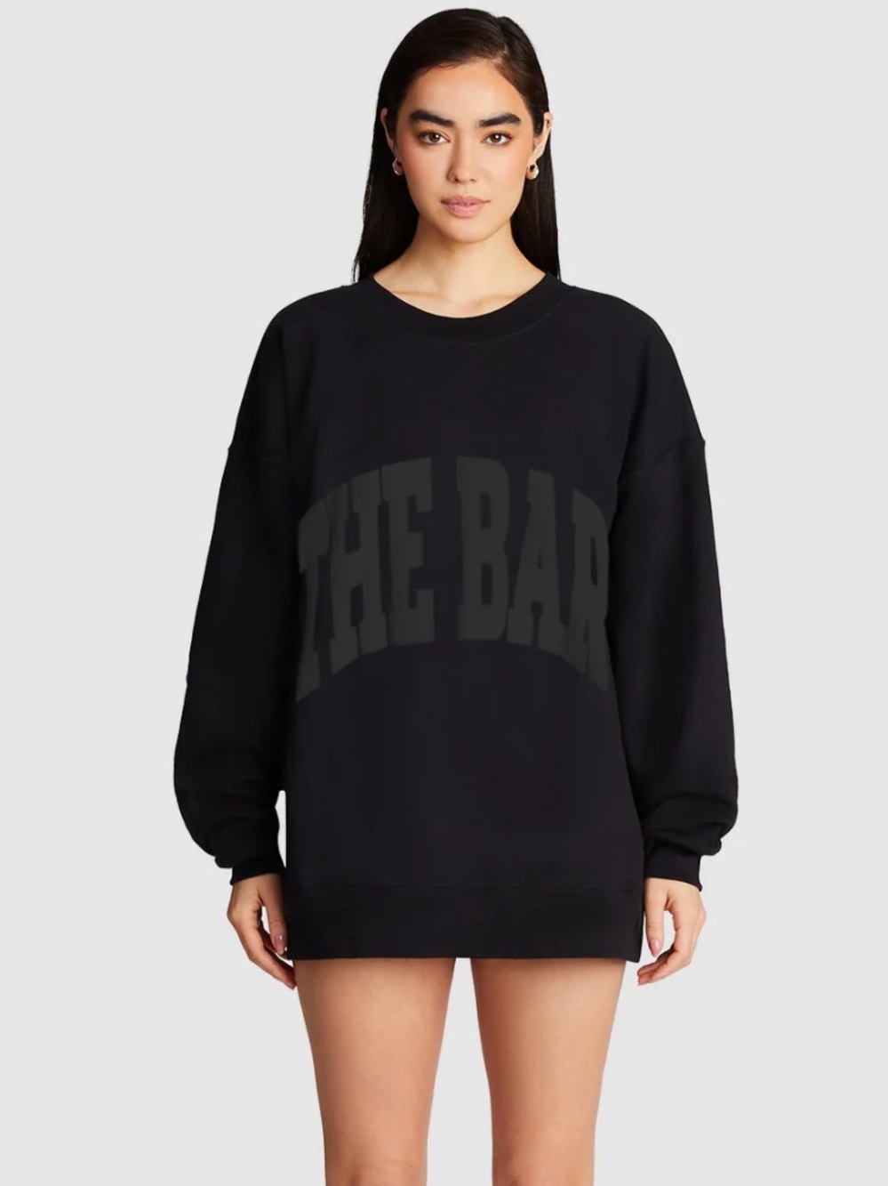 The Bar VARSITY SWEATSHIRT BLACK Large